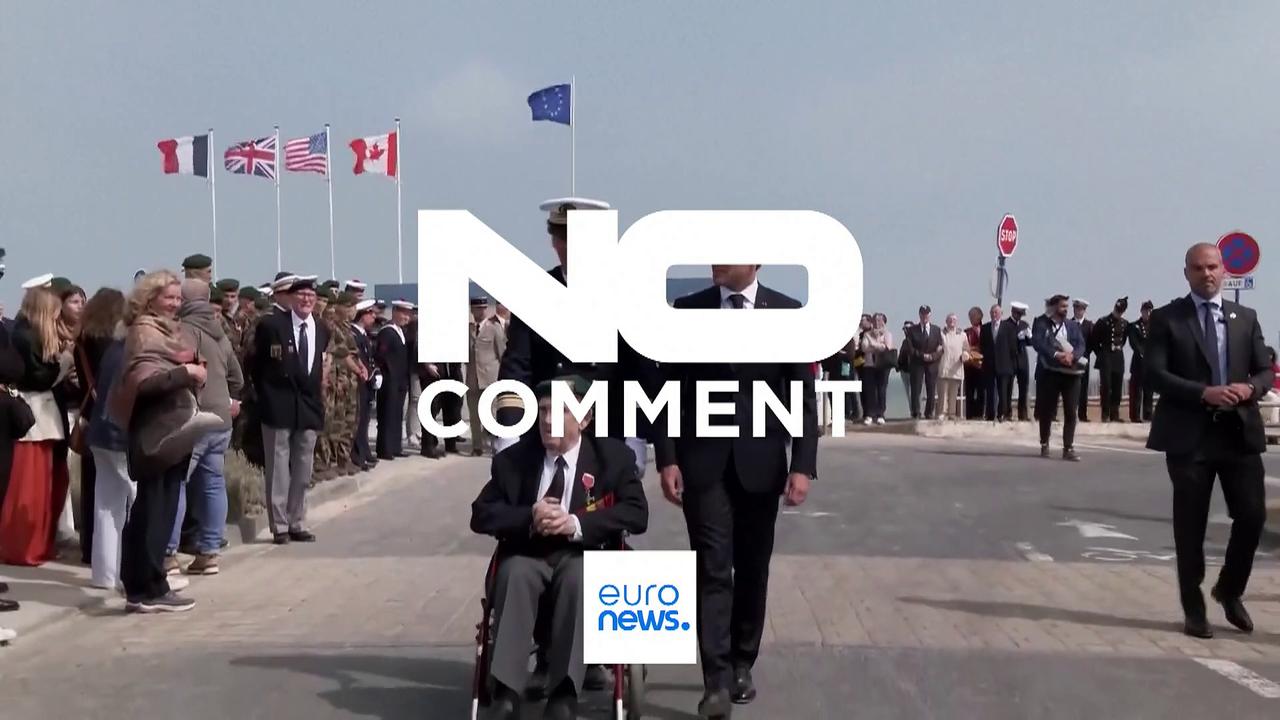 Watch: Macron honours D-day Kieffer commando unit