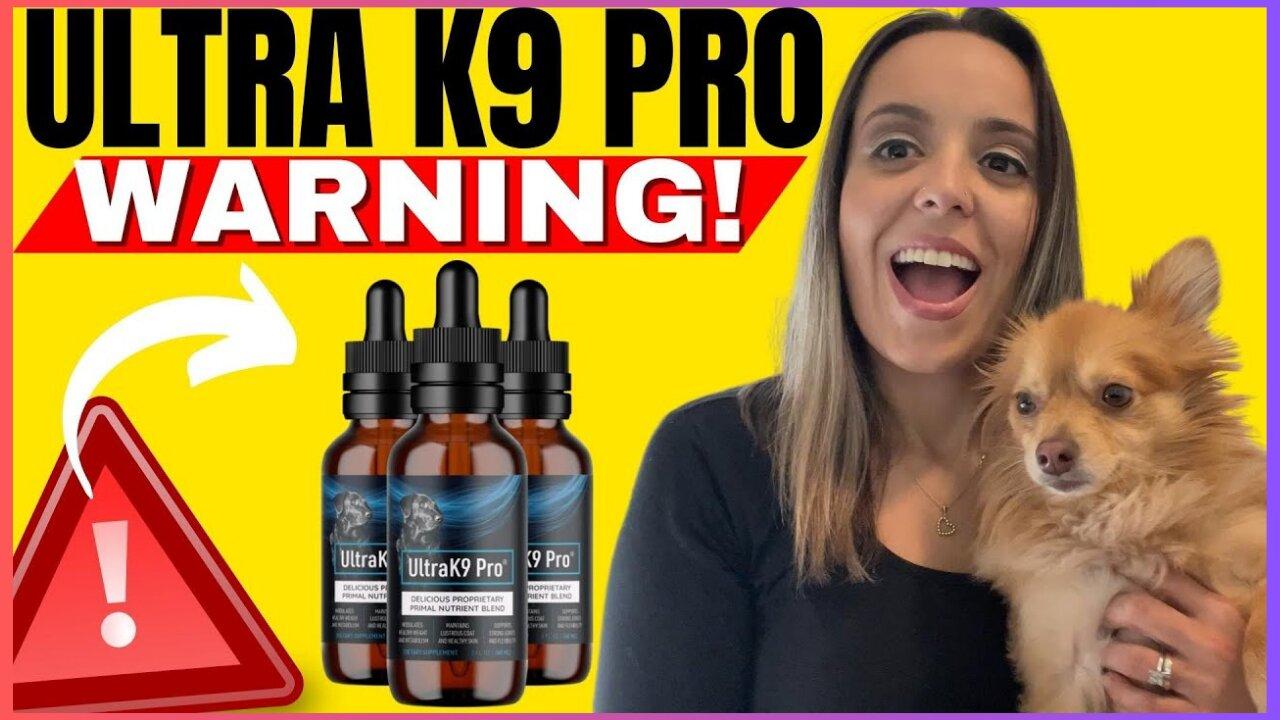 UltraK9 Pro Review! The Best Supplement for Dogs - One News Page VIDEO