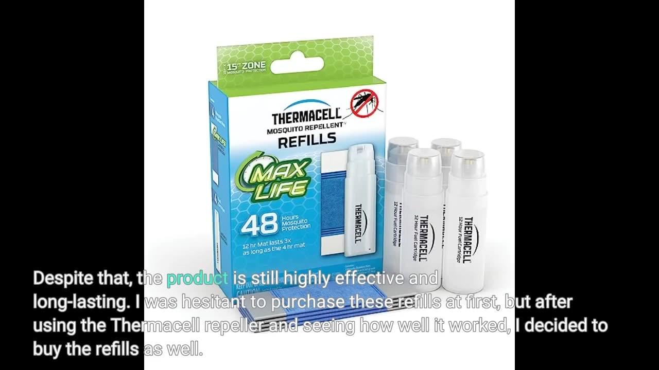 Thermacell Mosquito Repellent Refills; One News Page VIDEO