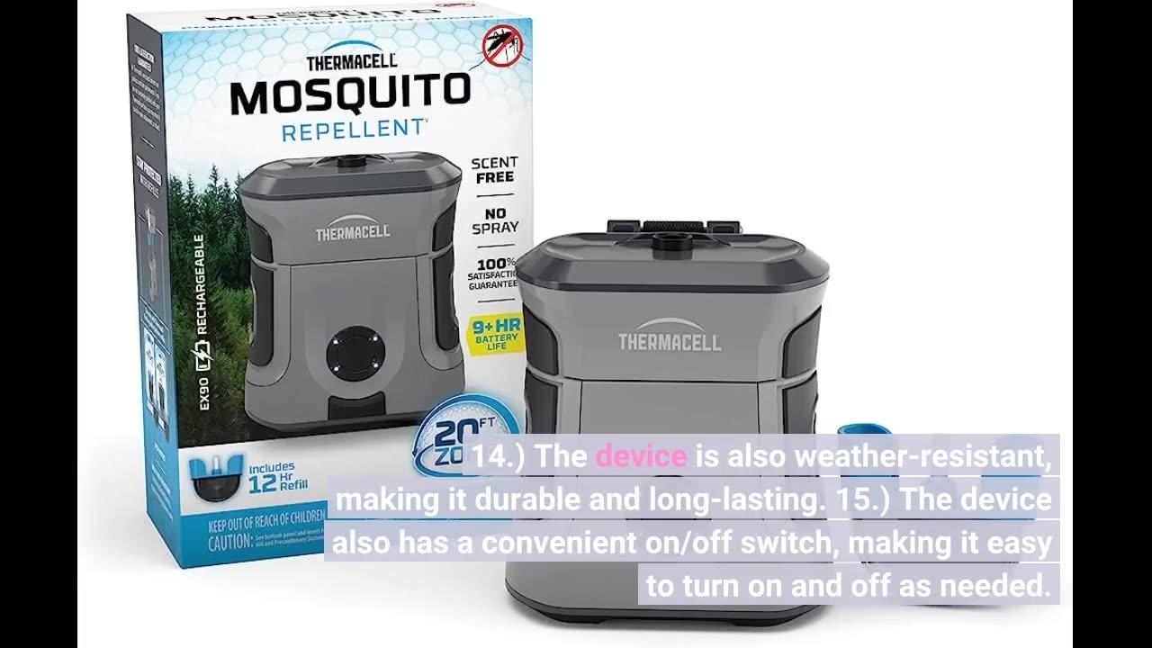 Thermacell Mosquito Repellent ESeries One News Page VIDEO