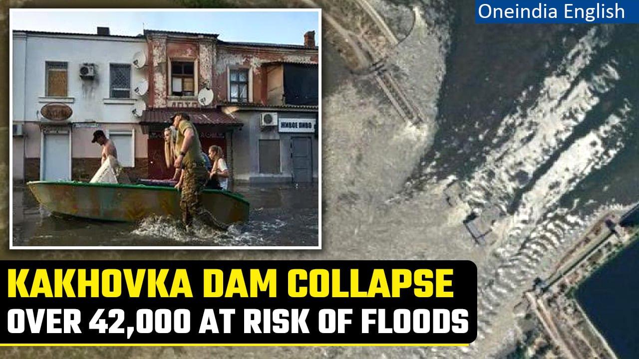Ukraine Dam Collapse: 42,000 at risk from flooding after Kakhovka Dam collapses | Oneindia News