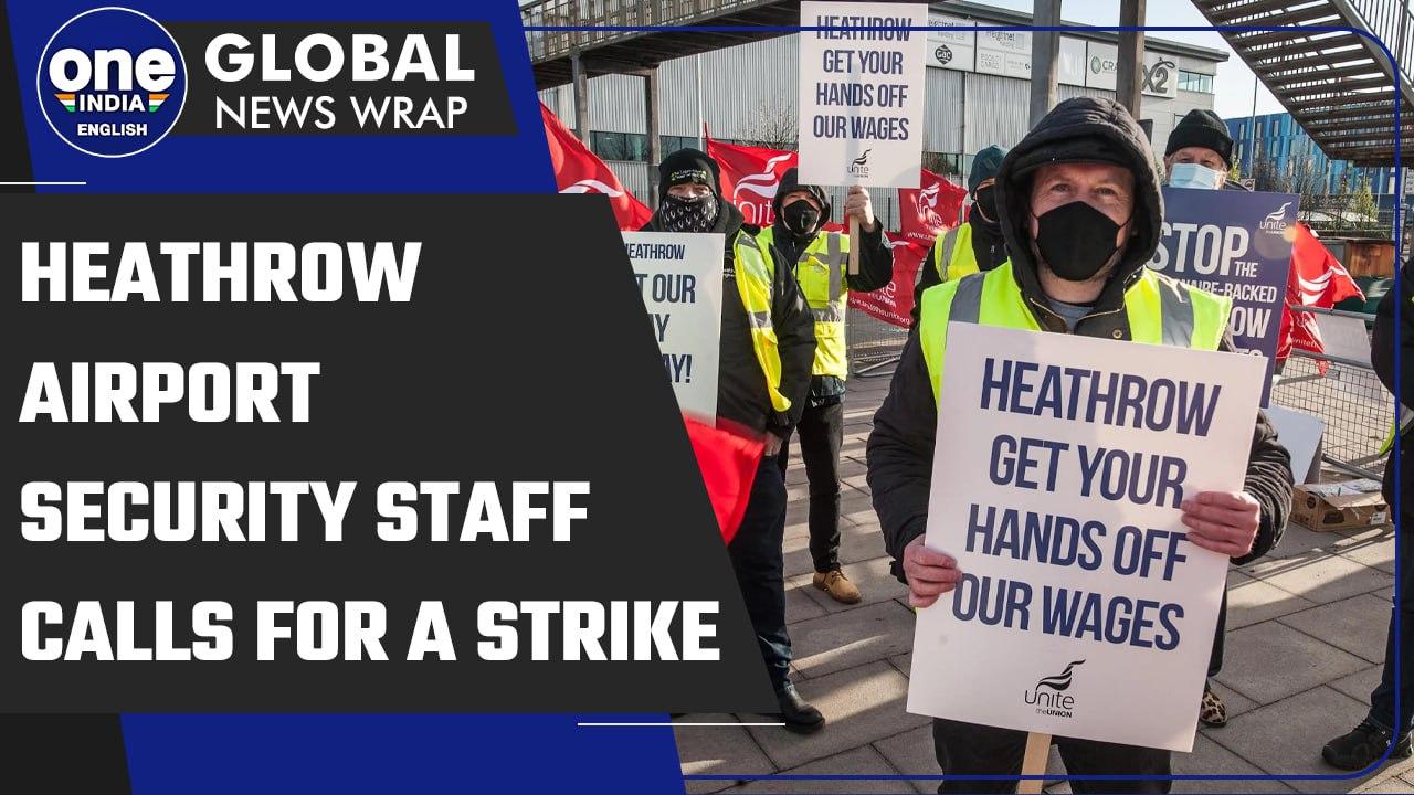 Heathrow Airport security staff calls for a 31 day weekend strike | Oneindia News
