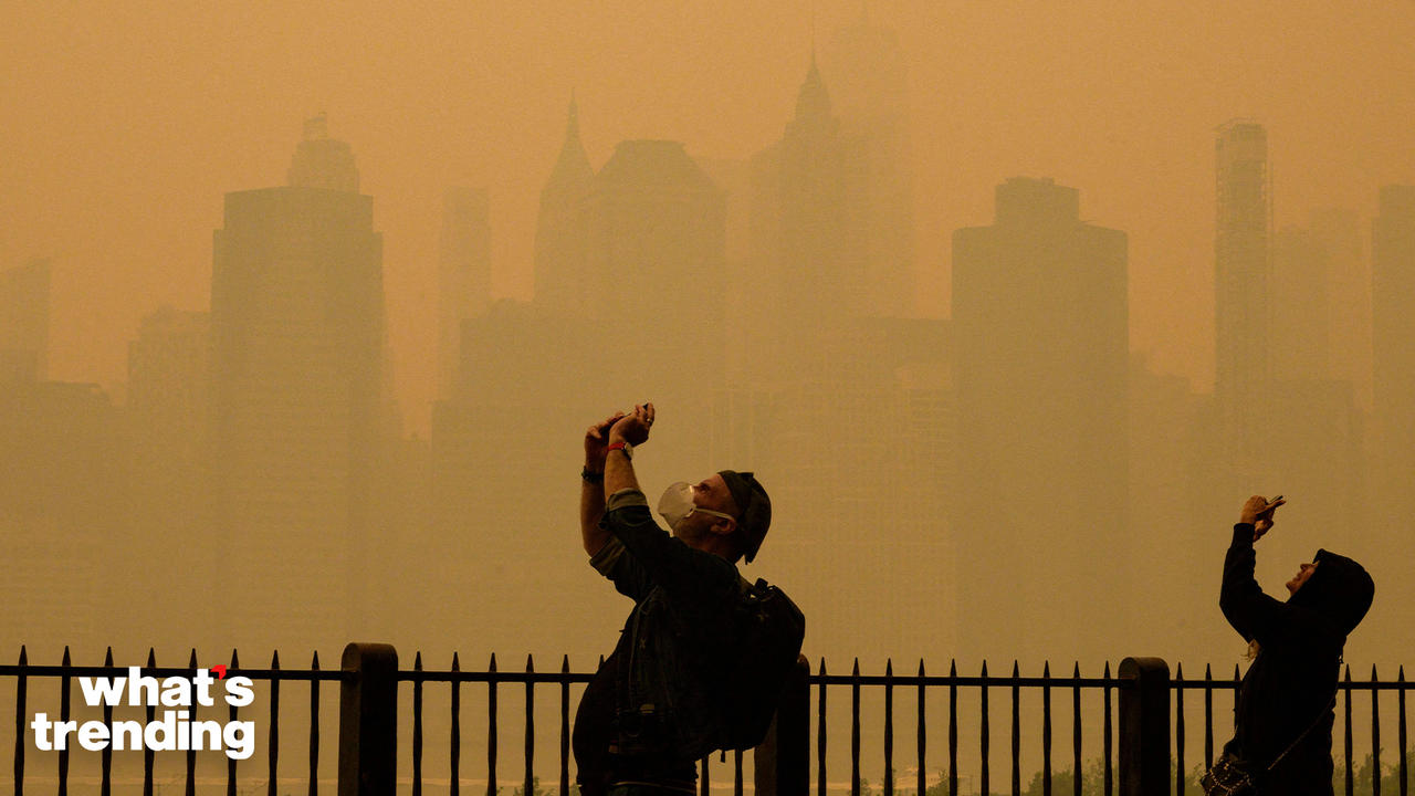 New York Covered in Canadian Wildfire Smoke