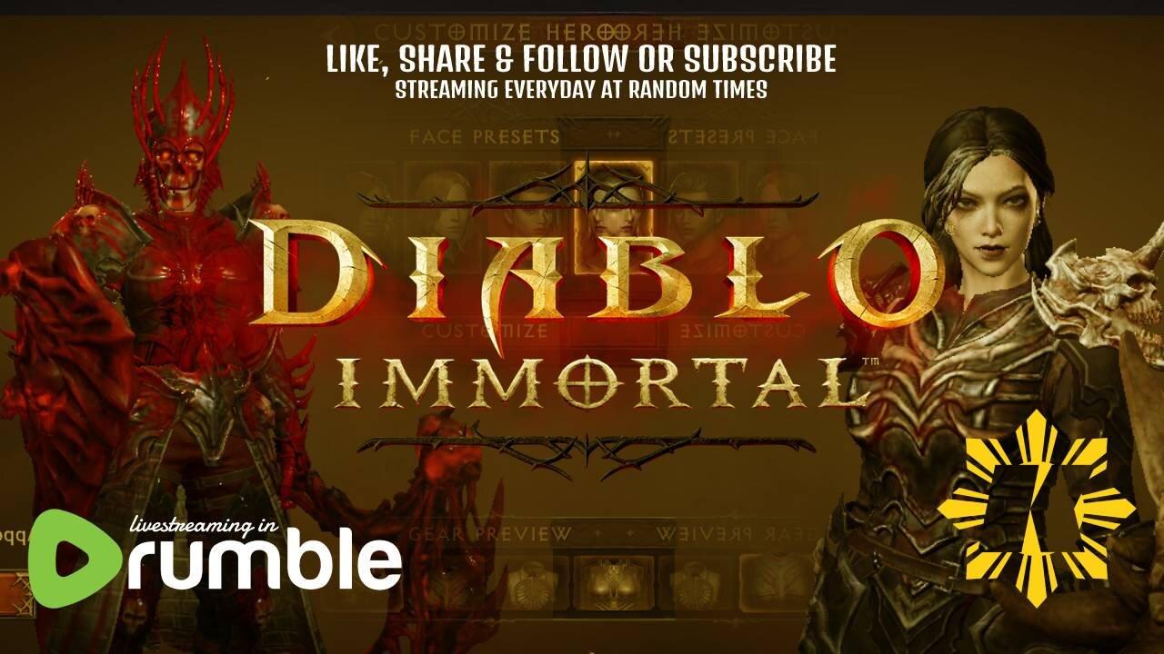 🔴 LIVE » DIABLO IMMORTAL » PLAYING THIS INSTEAD OF DIABLO IV » A SHORT STREAM [6/8/23]