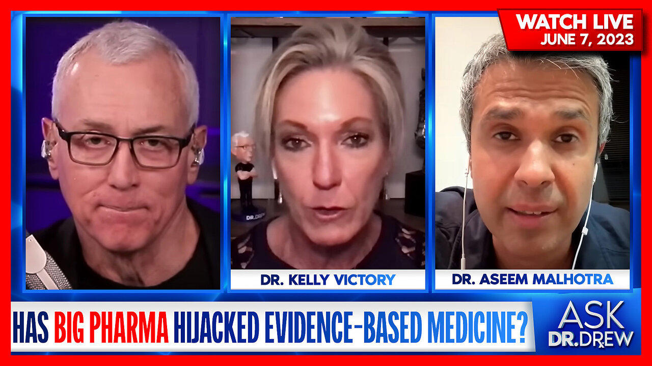 How Big Pharma Hijacked Evidence-Based Medicine: Dr Aseem Malhotra w/ Dr Kelly Victory – Ask Dr Drew