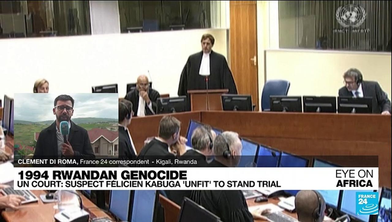 UN judges Rwandan genocide suspect unfit to stand trial because of dementia