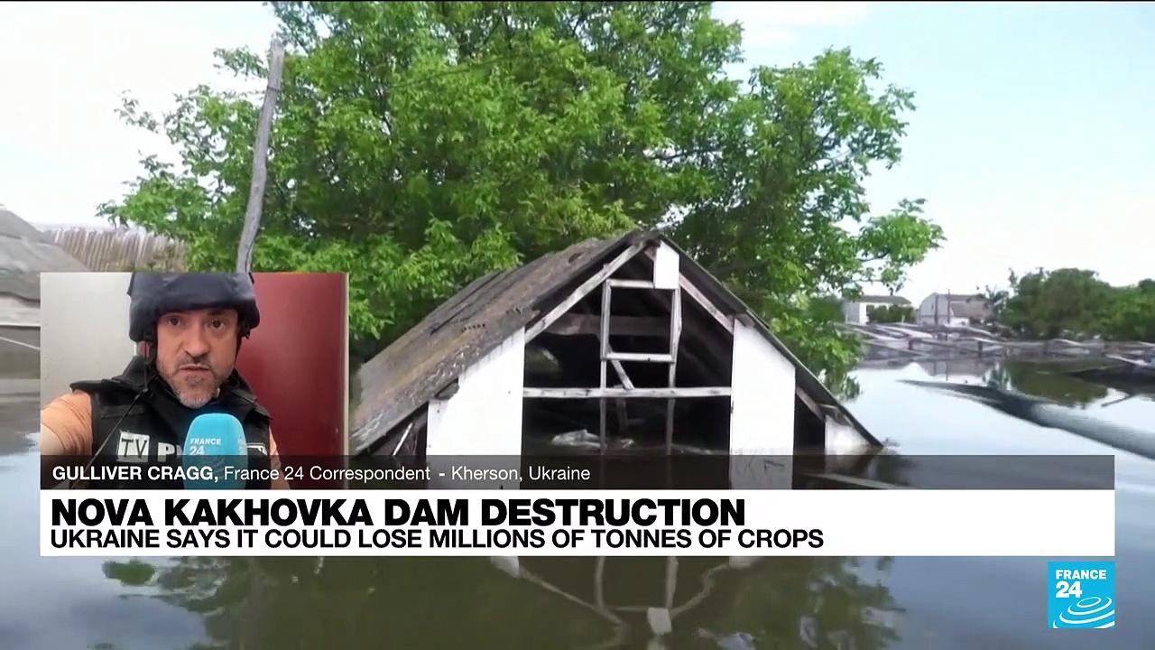 On the ground: Kherson residents flee under artillery fire after collapsed Kakhovka dam floods homes
