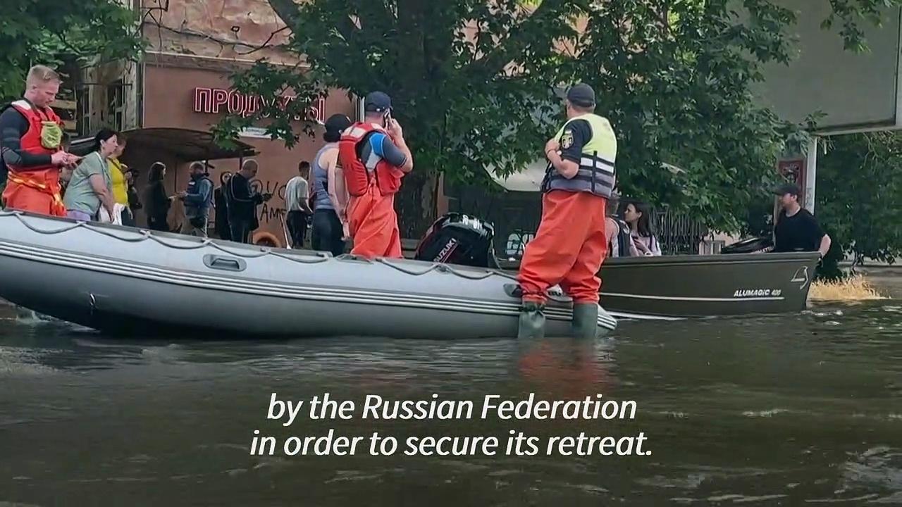 Rescue operations in Ukraine's Kherson ongoing after dam breach