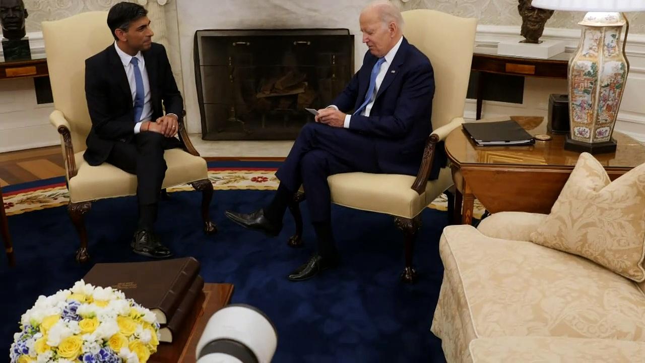 Biden accidentally refers to Sunak as 'Mr President'