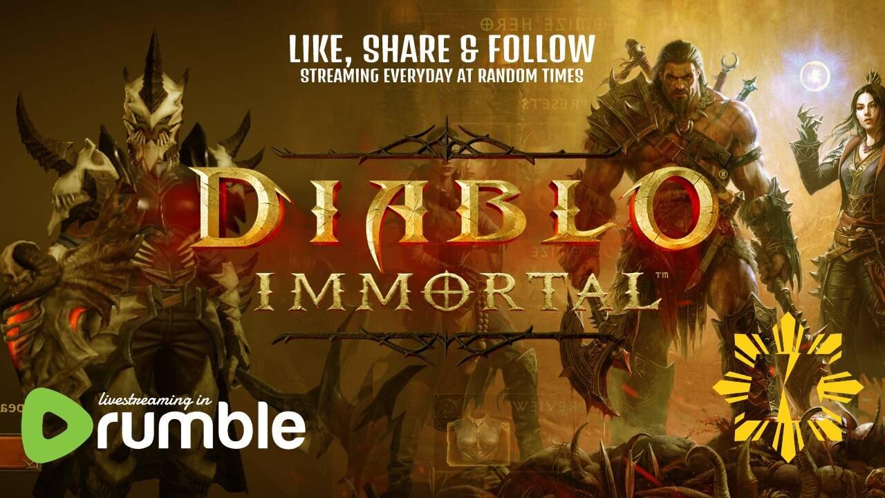 🔴 LIVE » DIABLO IMMORTAL » PLAYING THIS INSTEAD OF DIABLO IV » A SHORT STREAM [6/9/23]