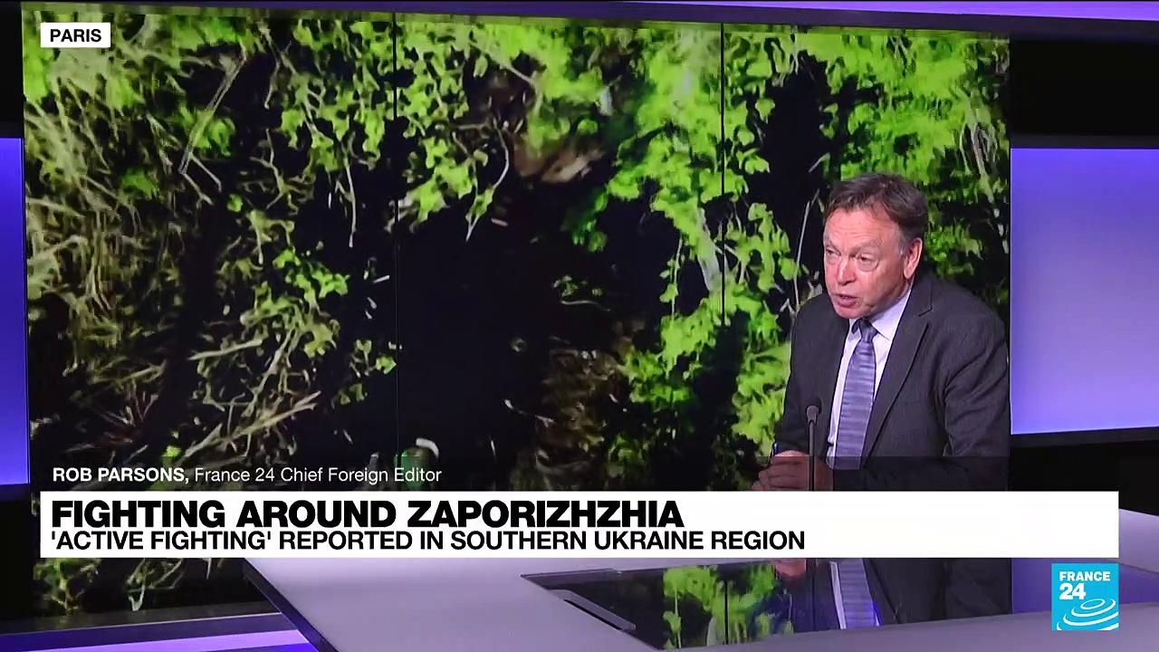 'Active combat' in southern Ukraine's Zaporizhzhia region