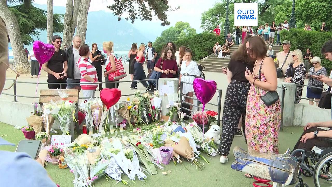 France: Locals organise vigil for victims of Annecy knife attack