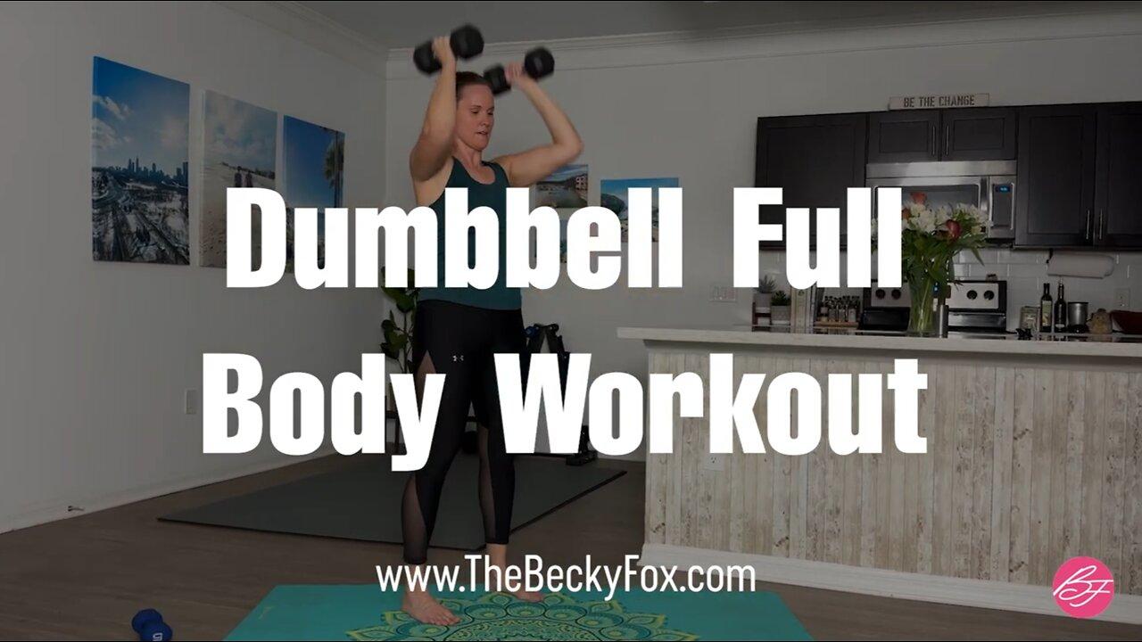 Dumbbell full body workout One News Page VIDEO