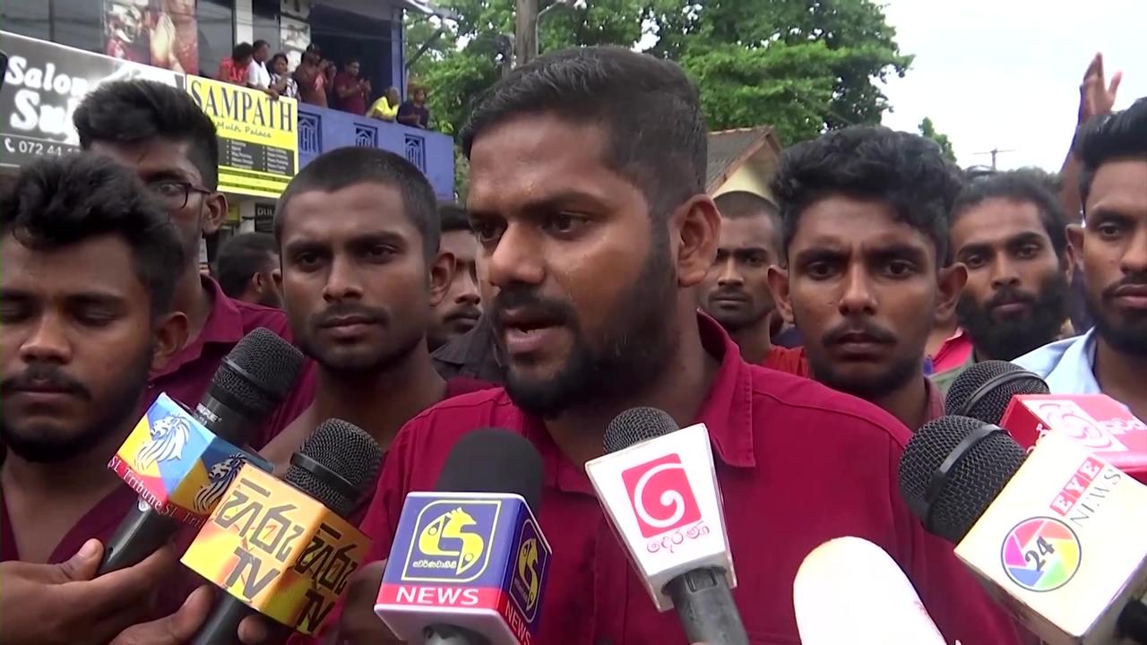 Colombo police fire tear gas at student protest