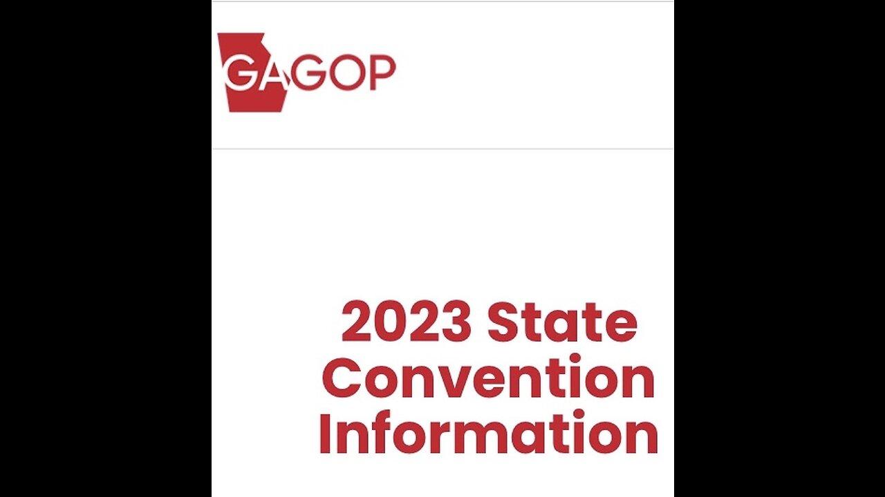 GA GOP State Convention Columbus GA 06092023 One News Page VIDEO