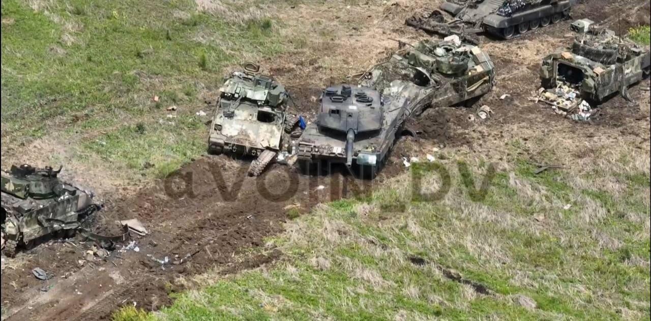 Ukrainian Bradley fighting vehicles, Leopard - One News Page VIDEO