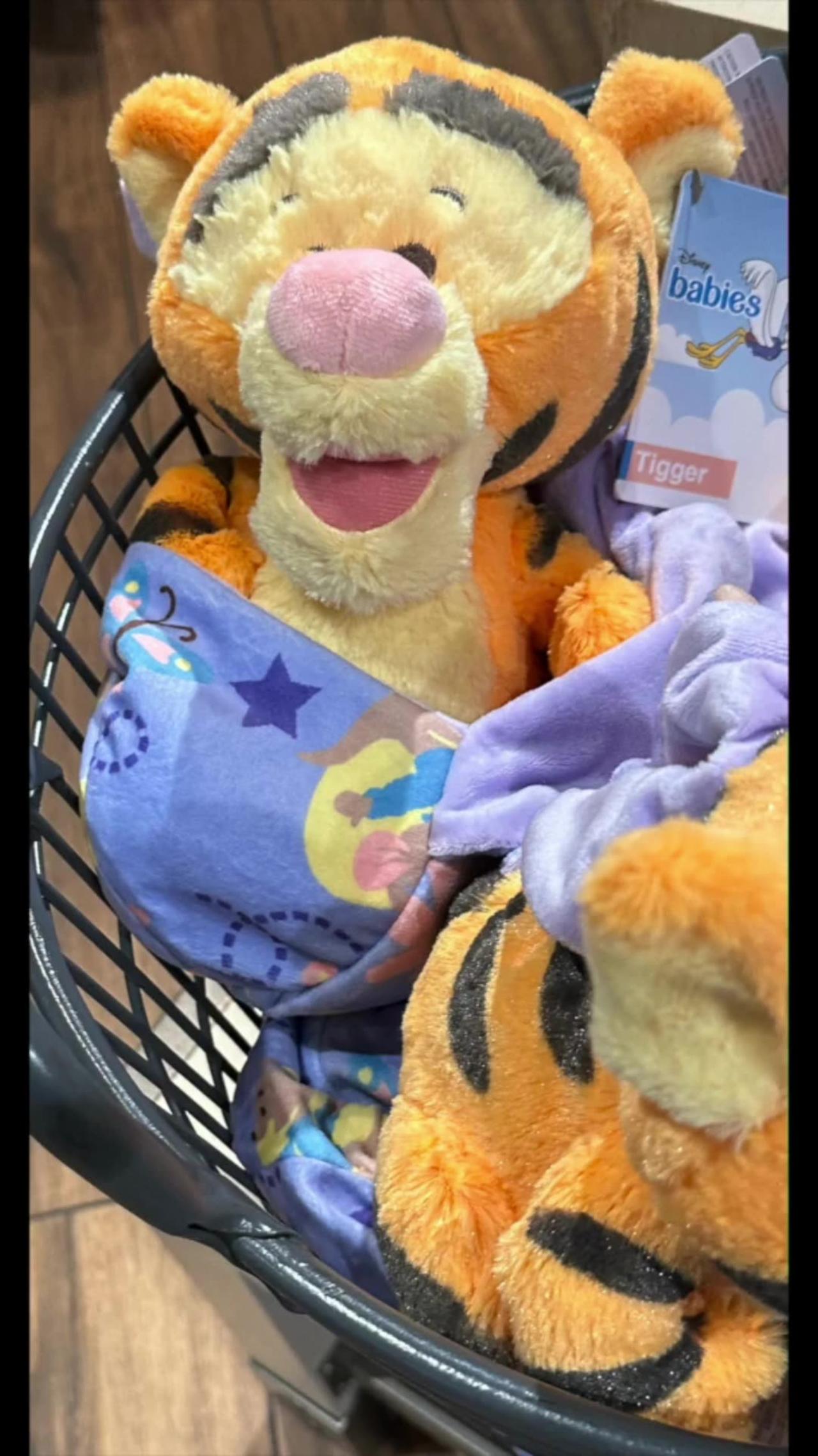 Disney Parks Tigger in a Pouch Blanket Plush Doll #shorts