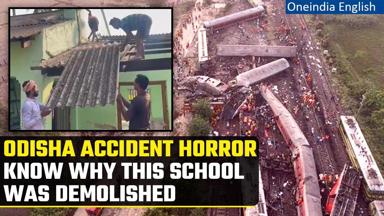 Odisha Train Accident: School that housed train crash victims’ bodies, demolished | Oneindia News