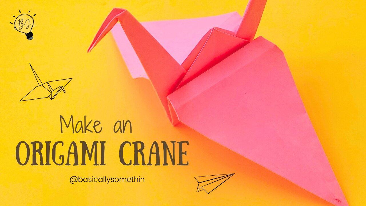 Easy Origami Crane Tutorial | Step-by-Step - One News Page VIDEO