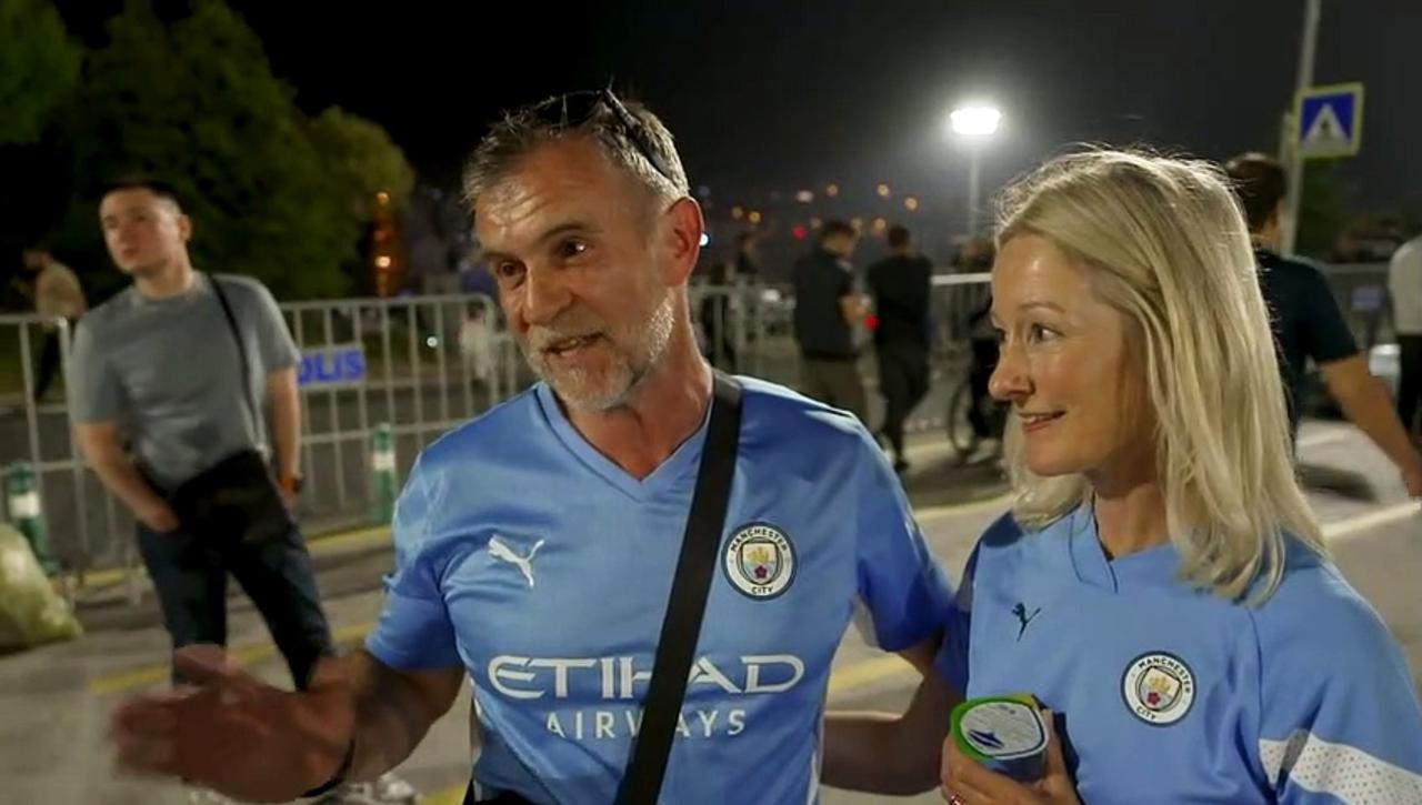 'Emotional' Man City fans celebrate after historic win