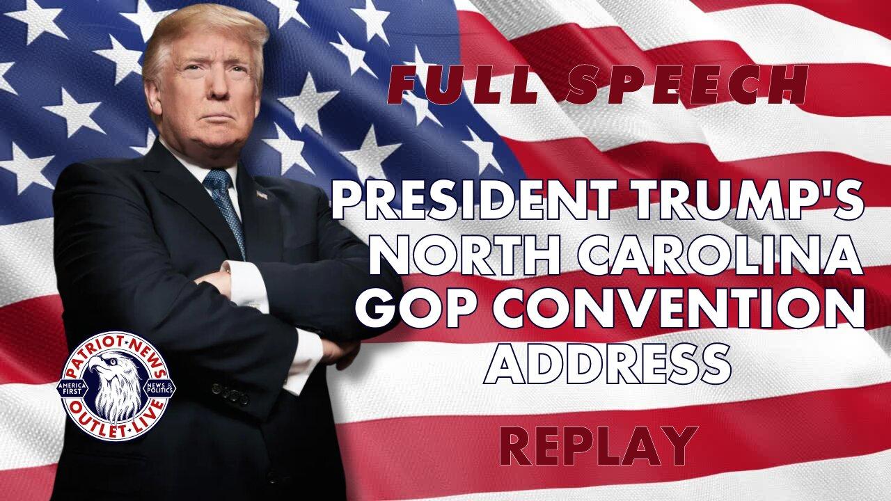 FULL SPEECH REPLAY: President Trump's North Carolina GOP Address | 06-10-2023