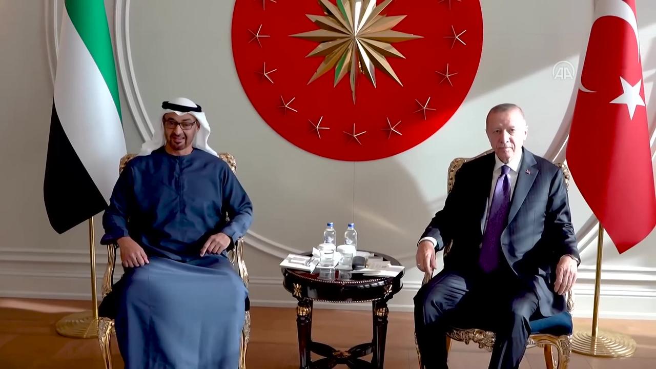 Türkiye President Erdogan held a meeting with the President of the UAE, Mohammed bin Zayed Al Nahyan