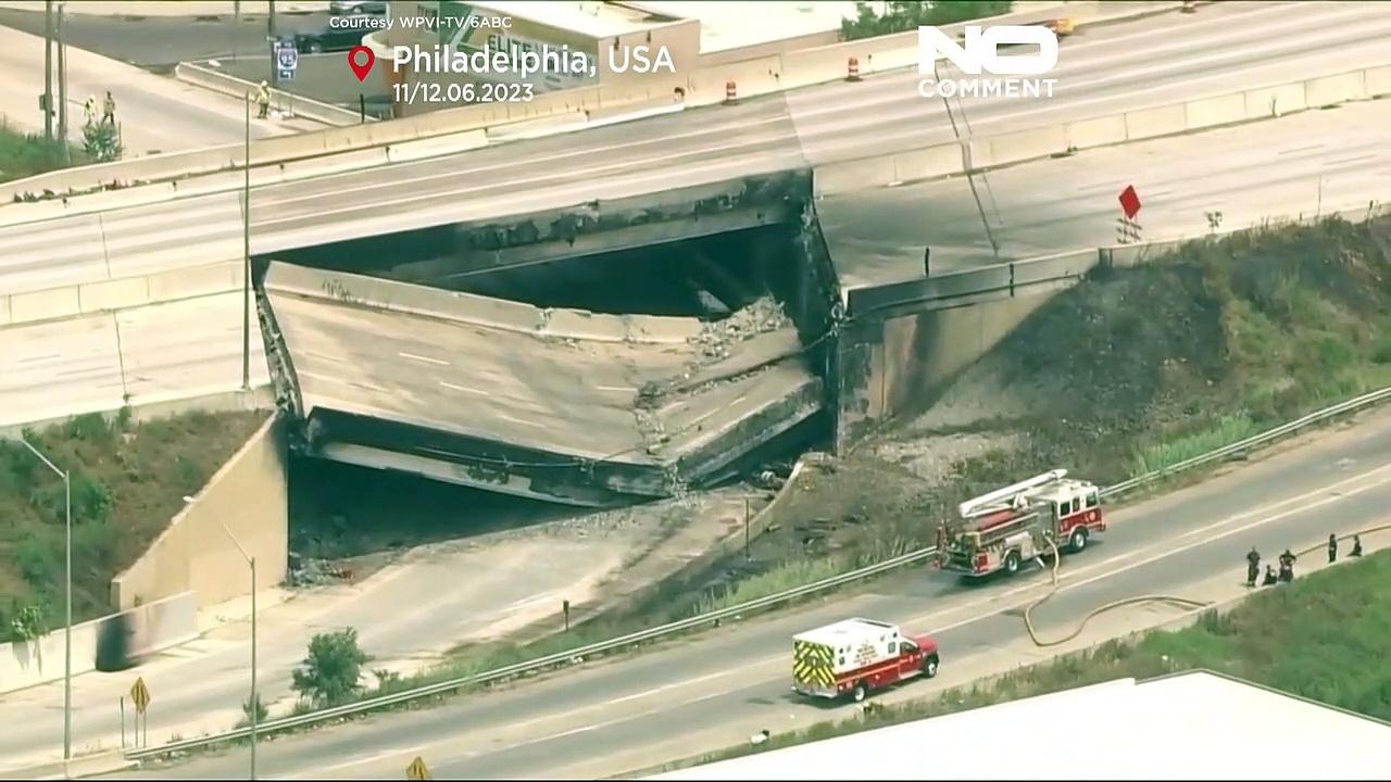 WATCH: Investigators seek cause of Philadelphia bridge collapse