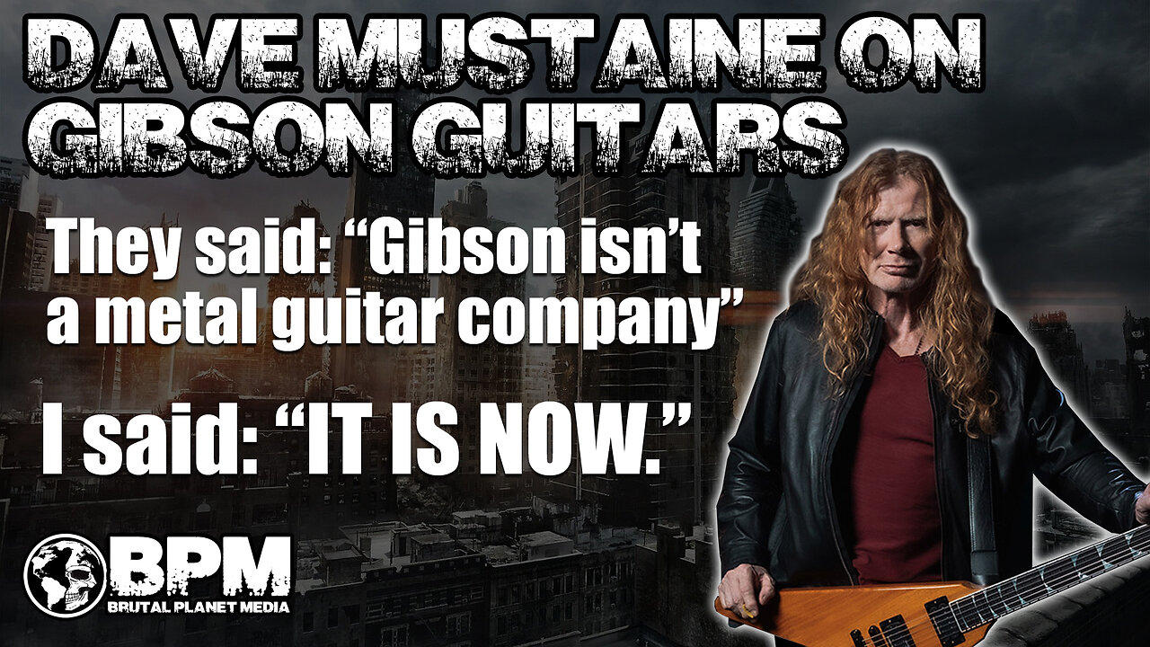 Dave Mustaine on Being an Ambassador for Gibson Guitars