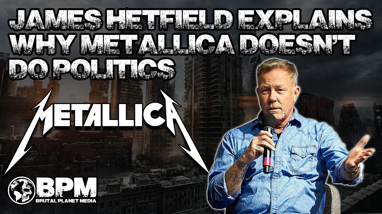 James Hetfield Explains Why Metallica Stays Away One News Page VIDEO