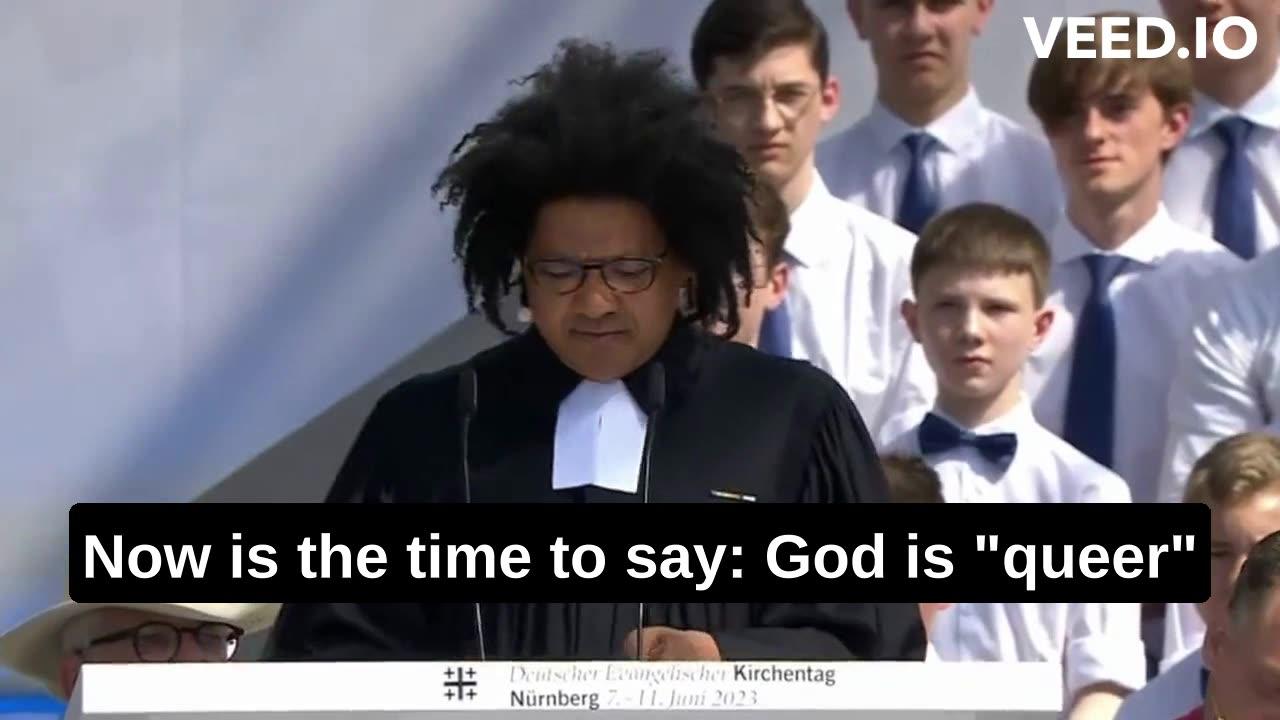 Yes, he just said that "God is queer"