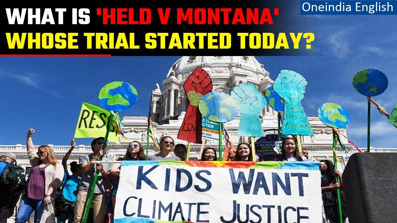 'Held v Montana': USA's first youth-led climate case trial begins in Montana | Oneindia News