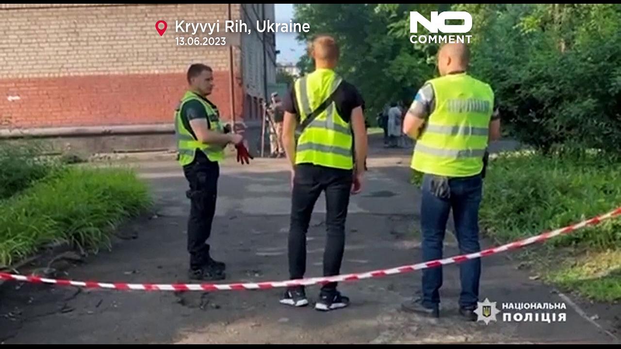 WATCH: Aftermath of deadly Kryvyi Rih strike, - One News Page VIDEO