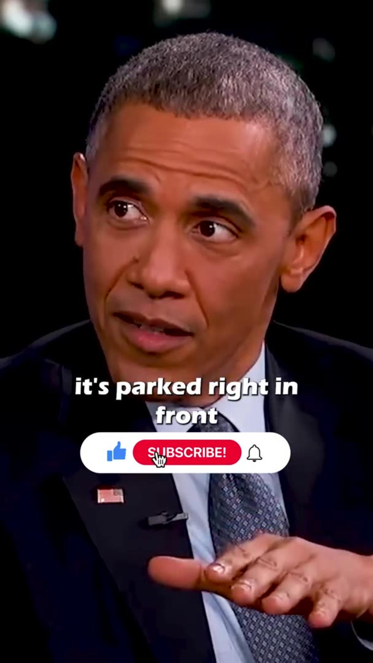 President Barack Obama Funny Moments with the Secret Surface on Jemmy Kimmel Show