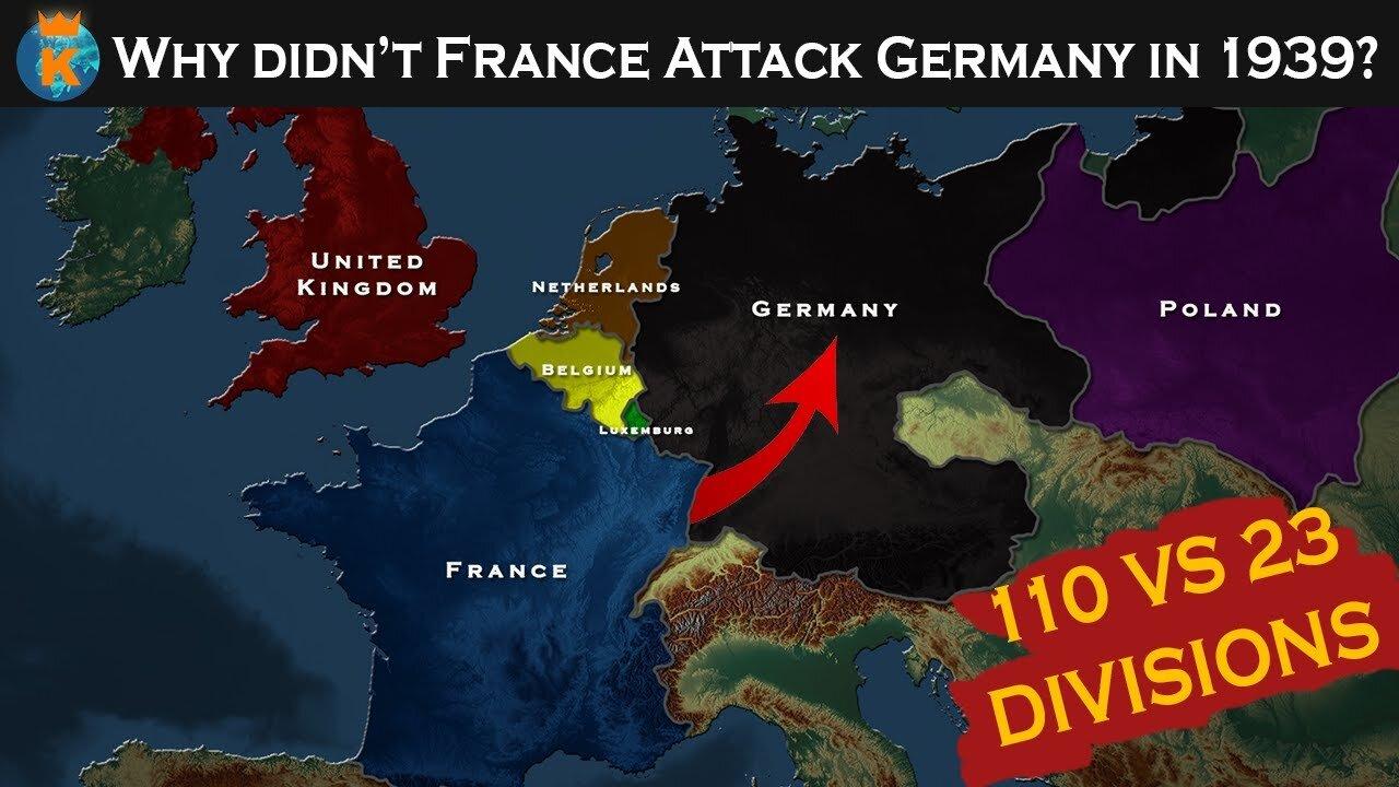 Why didn't France attack Germany in 1939?