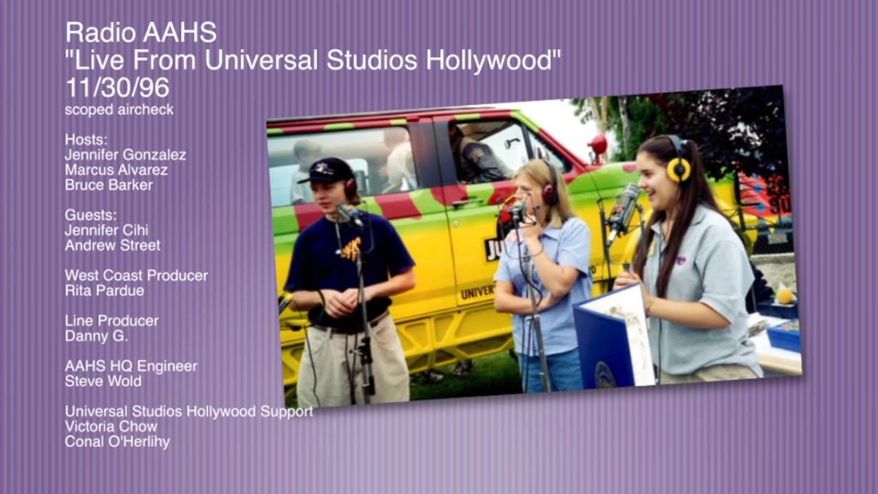 "Live From Universal Studios Hollywood" 11/30/96