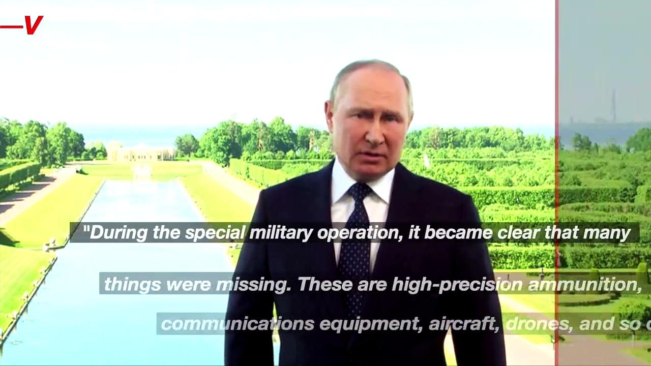 Putin Finally Admits to Not Having Enough Military Equipment to Fuel His Own War Machine