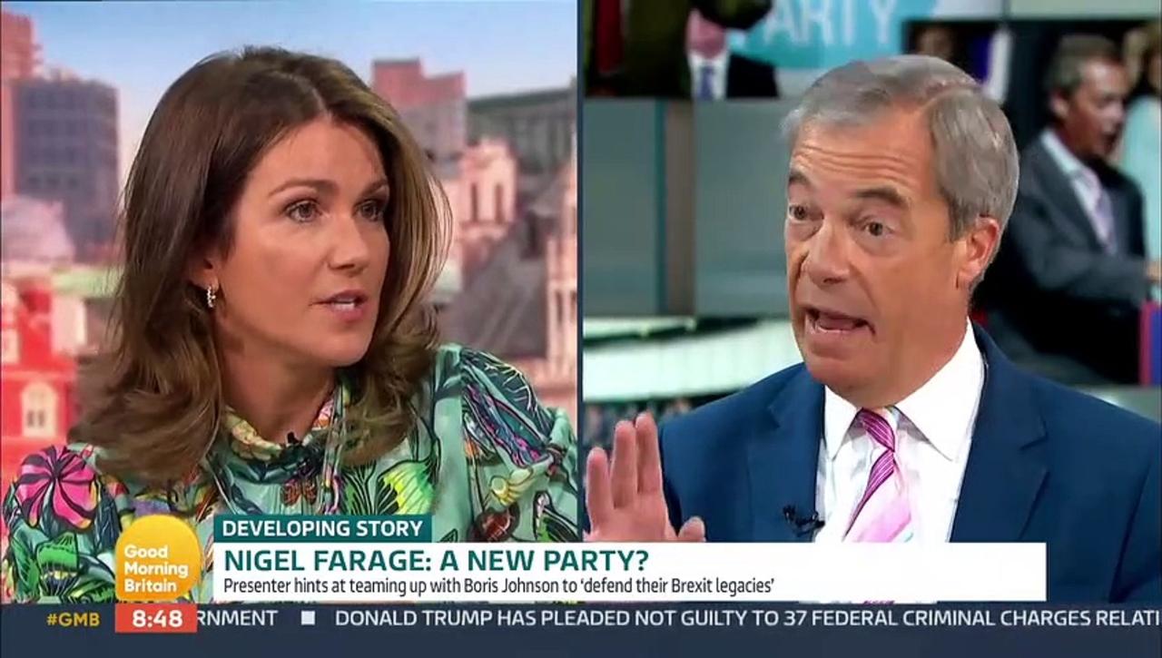 'You screwed up Brexit!' Susannah Reid's disbelief at Farage's Boris Johnson claim