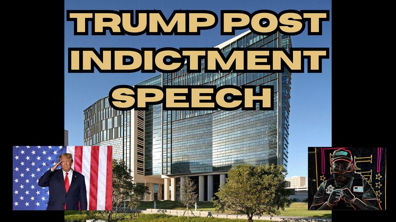 Trump post indictment Speech - Bedminster