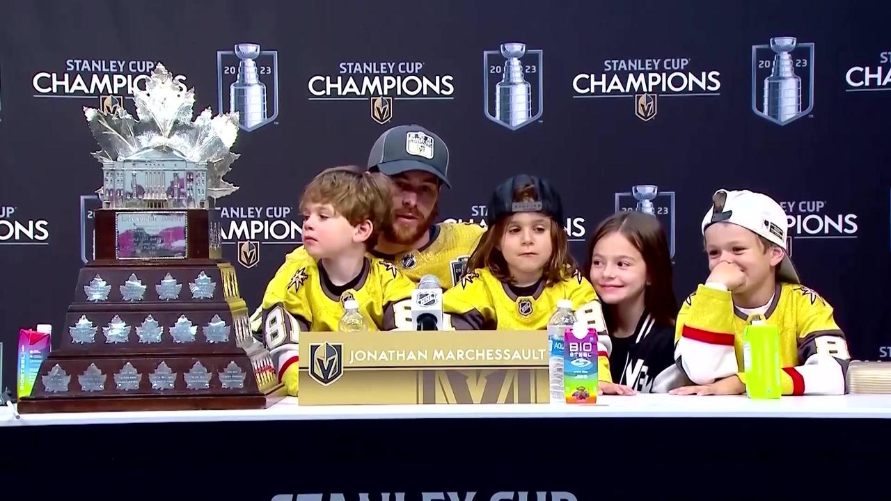 Golden Knights celebrate NHL's Stanley cup win