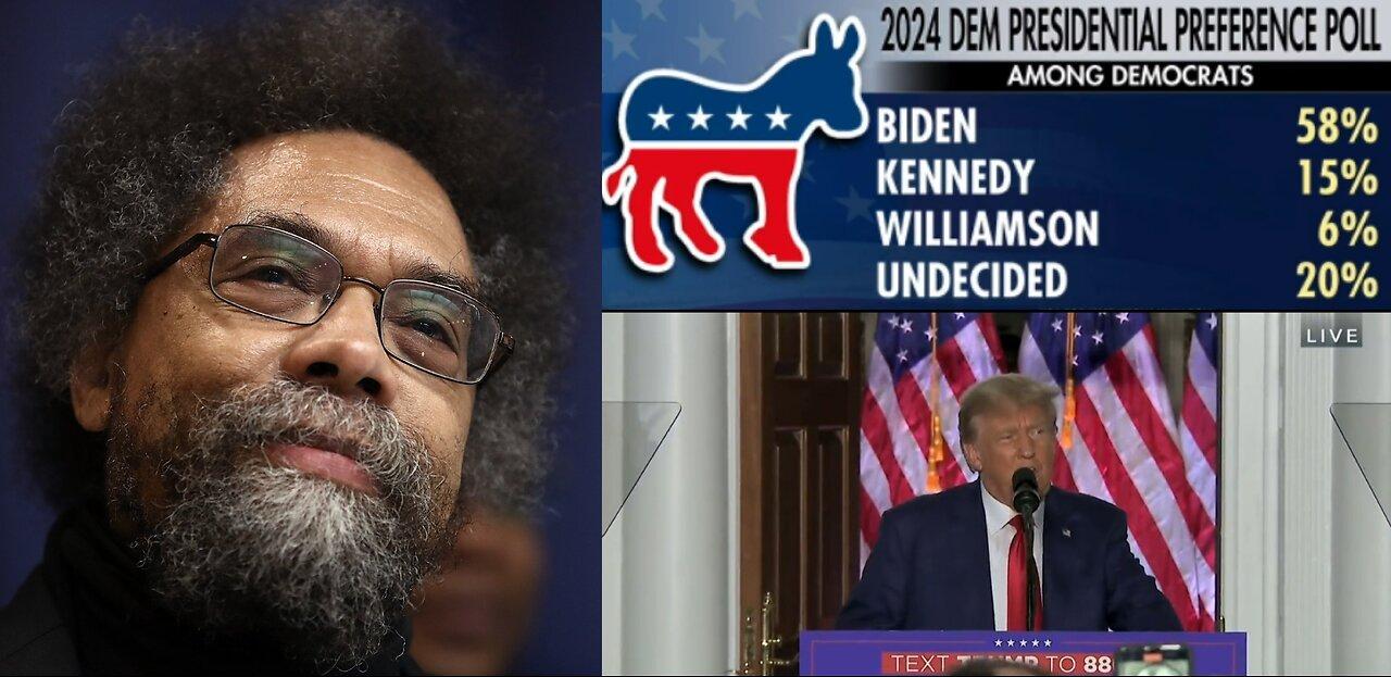 Dr. Cornel West Joining The Green Party, Fallout From Trump Indictment, Voters Want Debates