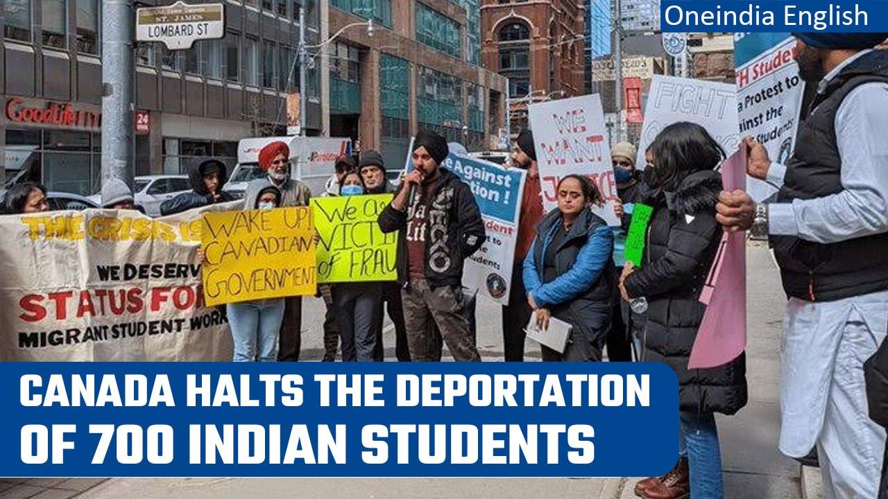 Canada halts the deportation of 700 Indian students, to review the applications | Oneindia News