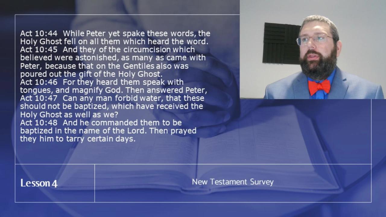 New Testament Survey Lesson 04 John The Baptist - One News Page VIDEO