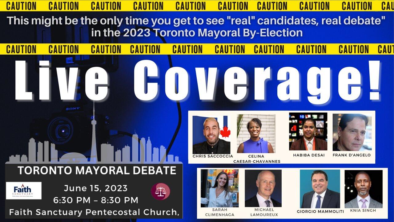 Live Coverage - Toronto Election Debate with Chris Sky