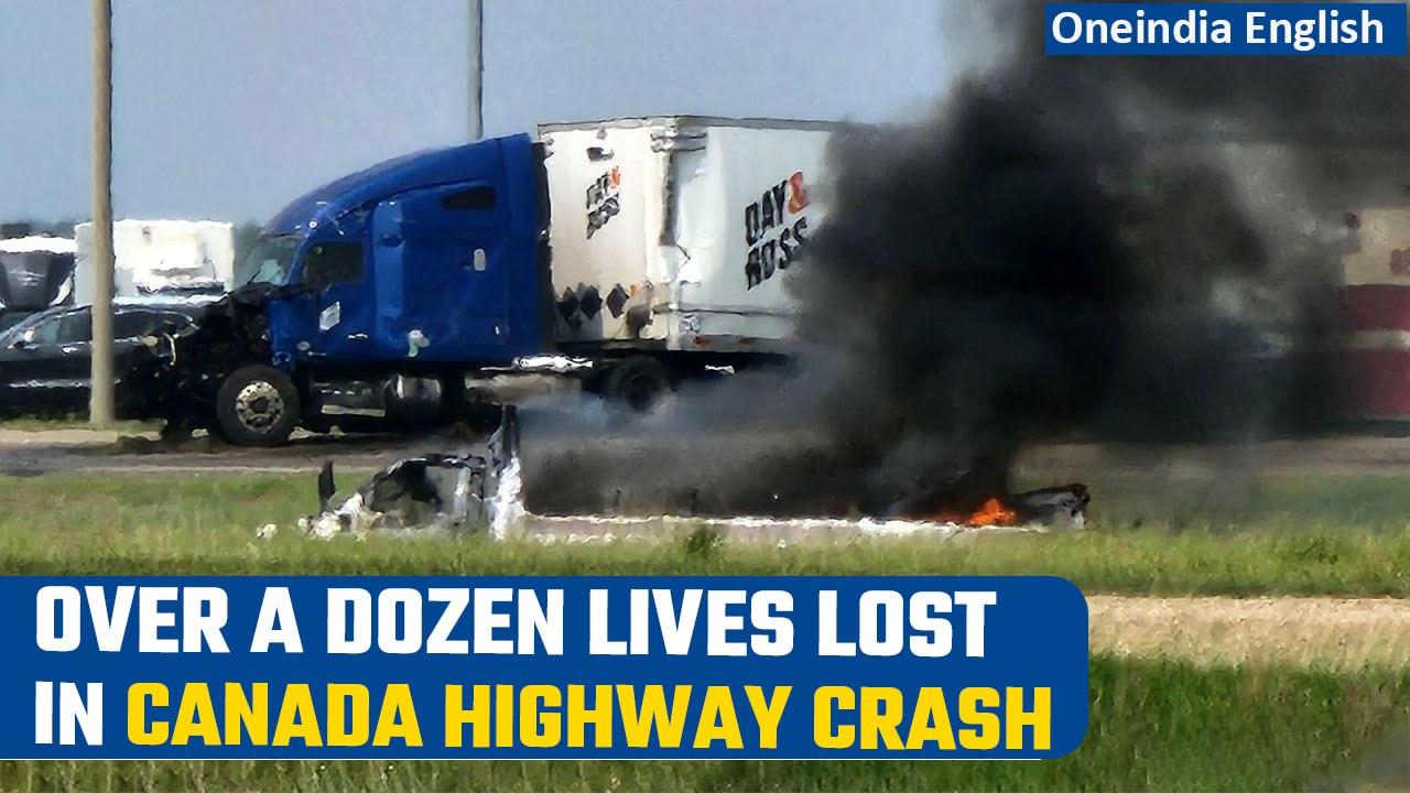 Canada highway crash near Winnipeg leads to significant loss of lives | Oneindia News