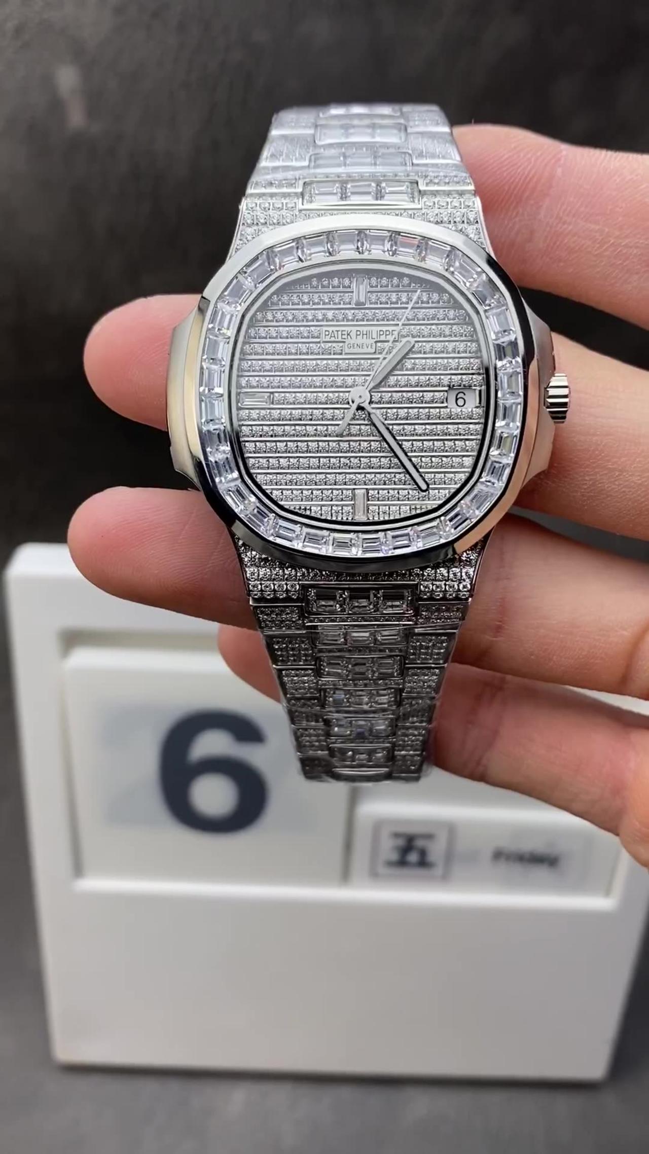 Patek Philippe Nautilus Iced Out - One News Page VIDEO