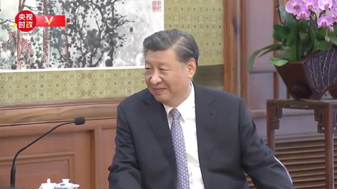 China's Xi tells Bill Gates: "You are the first American friend I’ve met in Beijing this year."