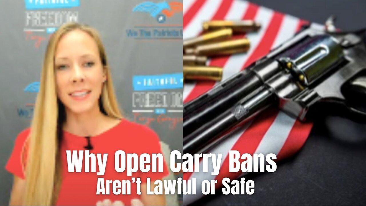 Are Open Carry Bans Lawful Or Safe? WTP USA Sues Over 2nd Amendment Restrictions | Teryn Gregson Ep 91