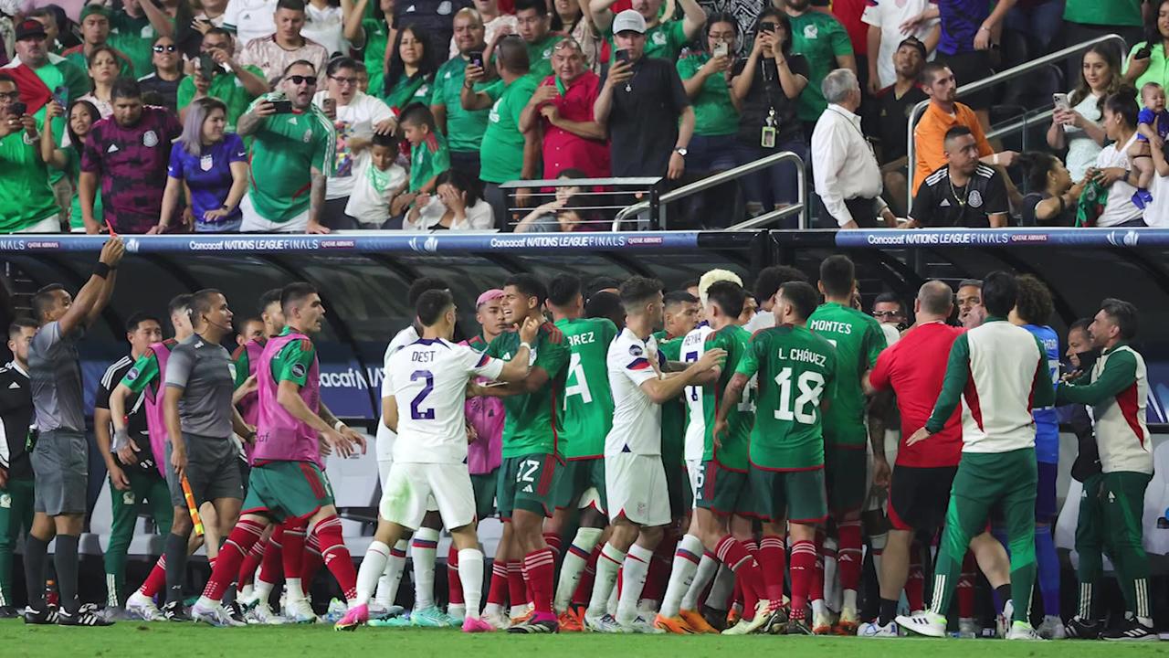 Homophobic chants from Mexican soccer fans cuts short game against U.S. men’s team