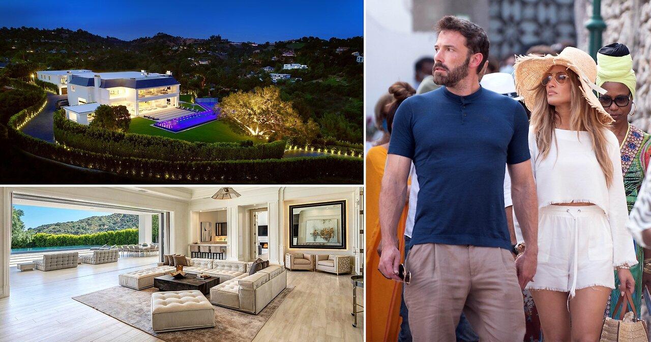 Jennifer Lopez & Ben Affleck | House Tour | $50 Million Bel Air Mansion & More