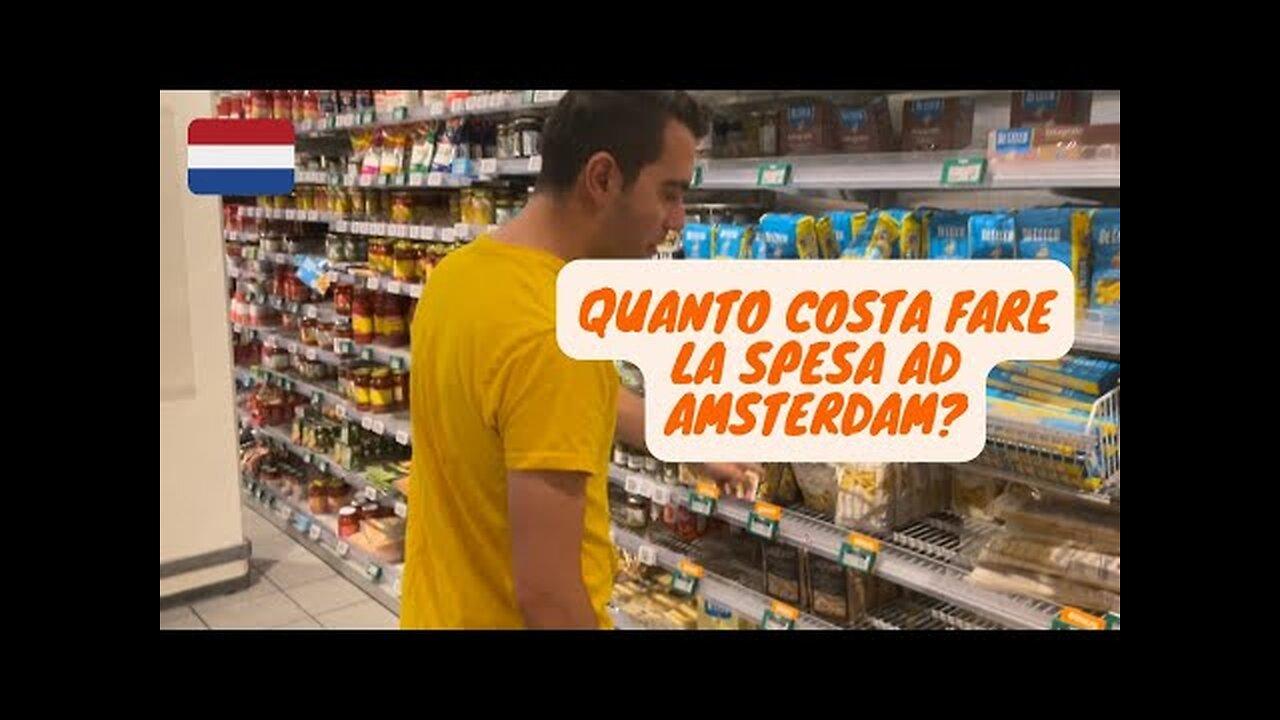Quanto costa fare la spesa In Olanda ad Amsterdam da Albert Heijn?come in Italia ma con stipendi più alti..il video è recente 